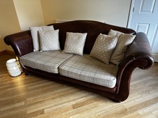 Laura Ashley Penhurst Leather Settee