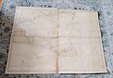 Scarce 1930 Nantucket Sound and Approaches Chart U. S. C. & G. S. No. 4209
