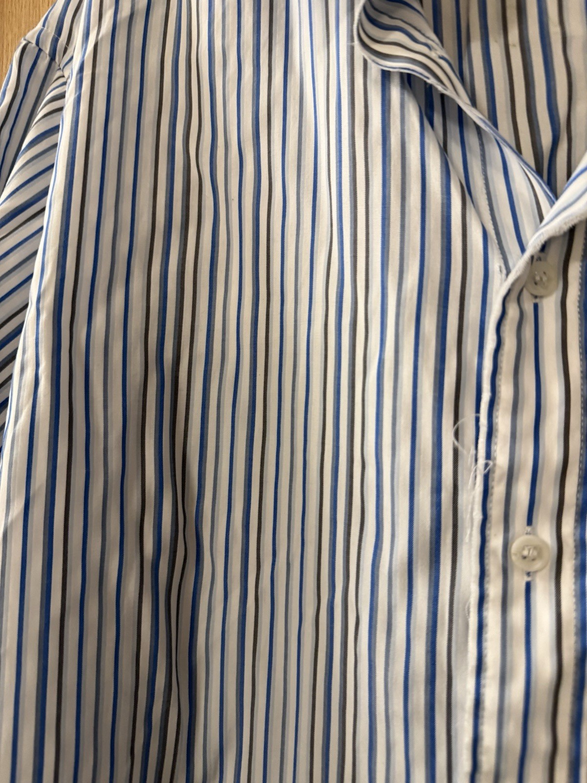 Men’s Bar Harbour by Double Two Striped Shirt Size Xl Very Good Condition image 2