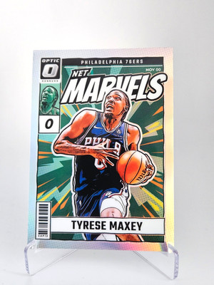 2024-25 Panini Donruss Optic Net Marvels #19 Tyrese Maxey  - Holo Prizm