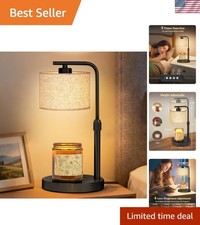 Candle Warmer Lamp with Timer Dimmer Adjustable Height Safe Home Decor