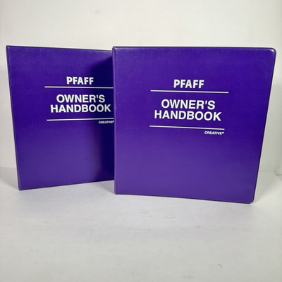 #ad #ad Pfaff Creative 7570 Owner’s Handbook Manuals Vol 1 amp; 2 Binder Set Original $79.99