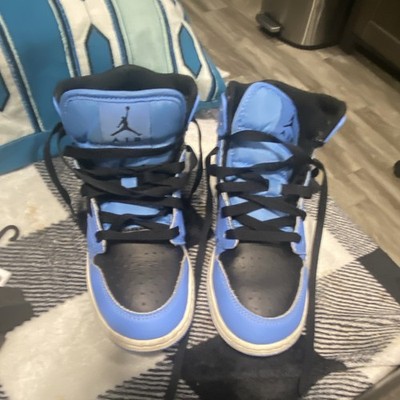 Jordan Air Jordan 1 High Top Colorblock Blue/Black Leather Boys US 5