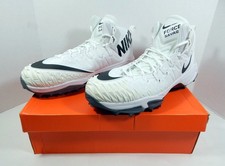 2017 Utah State Aggies Nike Force savage Pro Shark White Football Cleats 17W