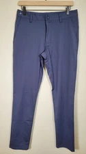 Rhone Commuter Pants Mens 30x32 Blue Slim Fit Golf Performance Stretch Chino