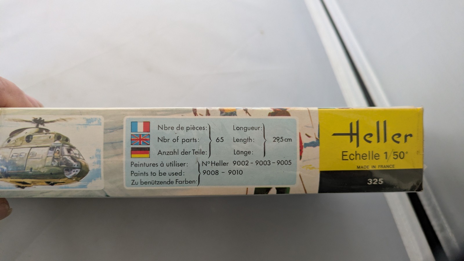 Heller,  Frelon, French Helicopter 1/50, Model Kit 325 Vintage Sealed