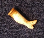 Antique/Victorian? Small Porcelain 1-1/2" Lower Doll Leg ~ Germany? — photo 7