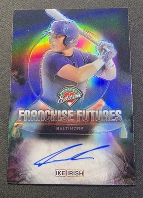 2025 Panini Prospect Edition - Franchise Futures Signatures Ike Irish #FFS-3...