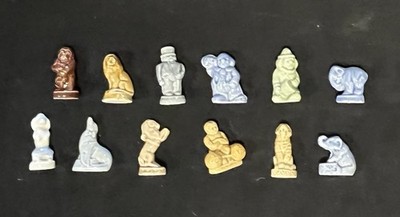 WADE Whimsies Red Rose Tea CIRCUS Series - Set of 12 figurines STRONGMAN Tiger