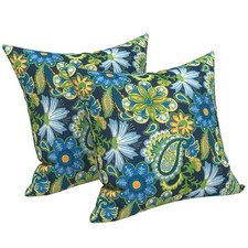 LVTXIII Outdoor Pillow Covers 20x20 20" x Pack of 2 , Bohemian Azure