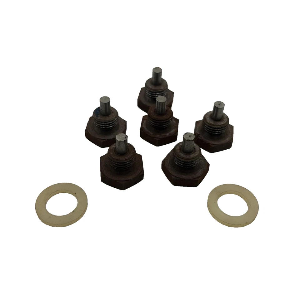 NUEVO 1989-1994 Ford F250 F350 Powerstroke Juego de 4 tapones de cárter de aceite OEM E9TZ-6730-B Foto 3 de 4