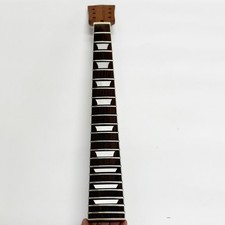 Electric Guitar Neck DIY Mahogany Neck Zebrawood Fretboard 22 Frets 24.75 Inch