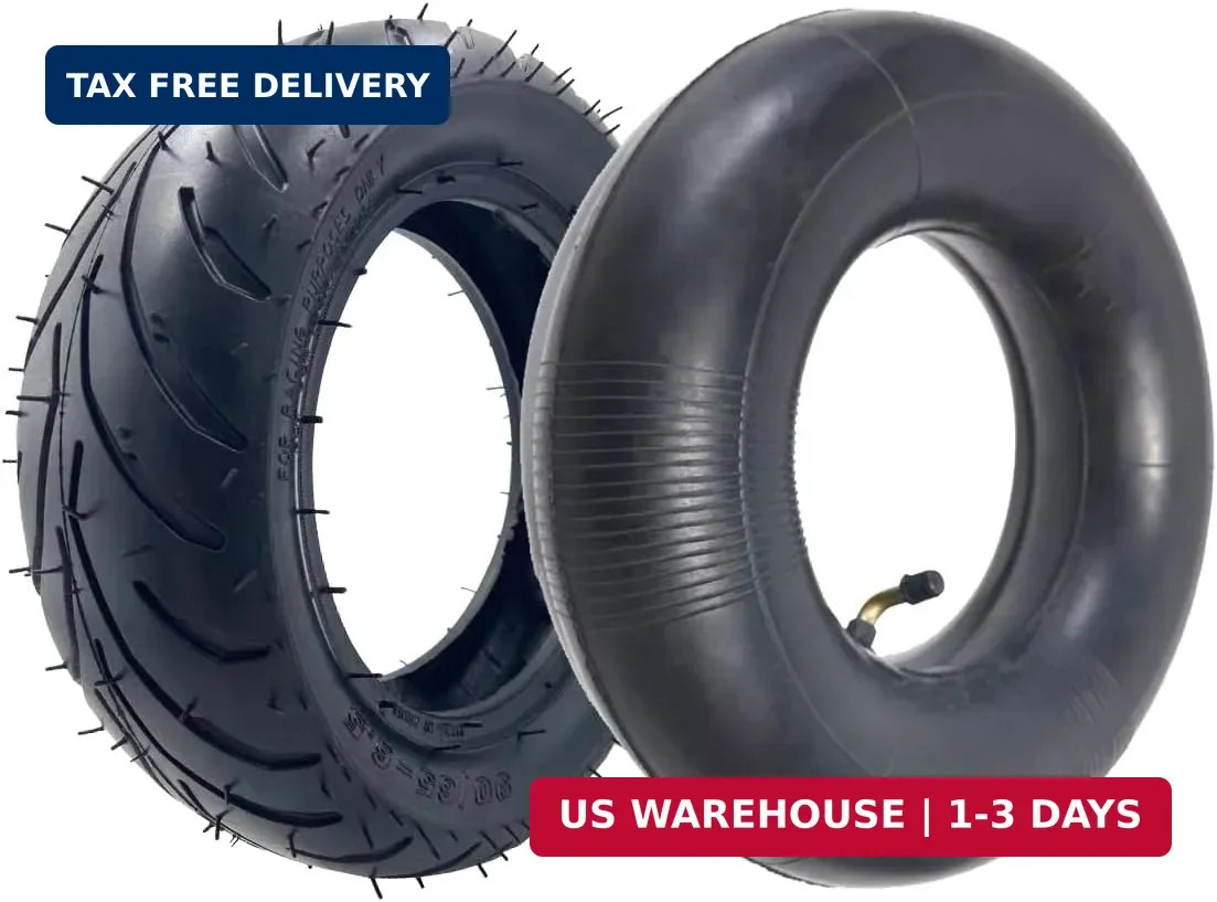 Risetosun 110/50-6.5 Rear Tire and Inner Tube for 38cc 47cc 49cc R FAST SHIPPING