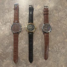 Men’s Watch Lot (3). Geneva, Wokai- New!