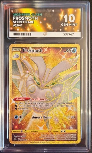 Frosmoth 204/192 - 2020 Rebel Clash - ACE Gem Mint 10