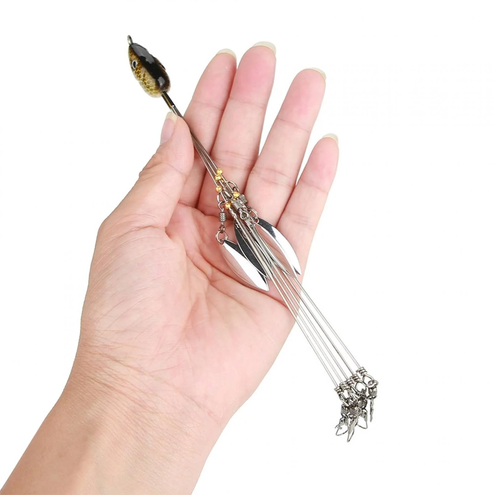 18g 5 Arm Alabama Rig Head Umbrella Fishing Group Lures Bass Swimming Baits 4 Pk - Image 5