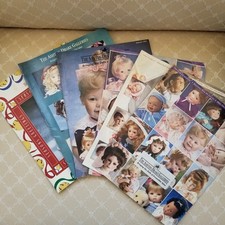 Lot of 6 Vintage Ashton-Drake Galleries Doll Catalogs, 1990s, pre-owned