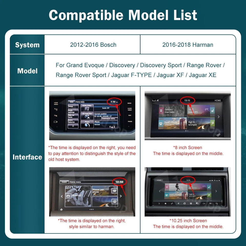 Wireless Carplay Decoder für Land Rover Jaguar Evoque Discovery Herman Bosch - Bild 2 von 4