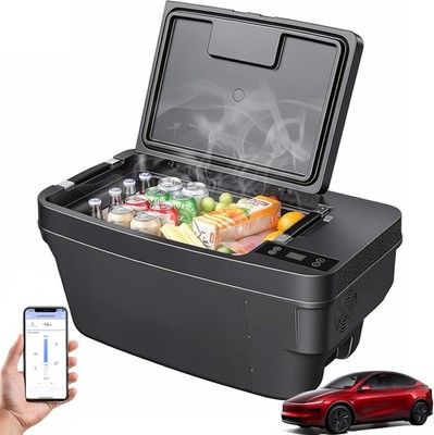 Tesla Model Y 35QT Car Fridge Freezer Trunk App