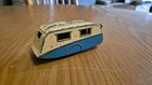 Vintage Dinky Toys Accessories No. 190 Caravan Blue & White 1960s Diecast Model