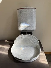 Rare Blue and White End Of Day Granite Ware Lavabo