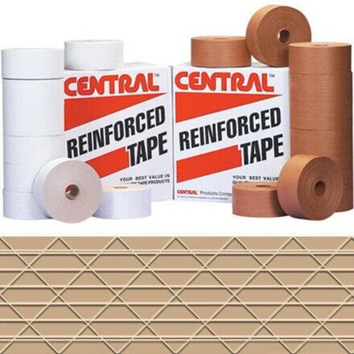 3'' x 450' Kraft Central 260 Reinforced Tape 10 Rls/Case