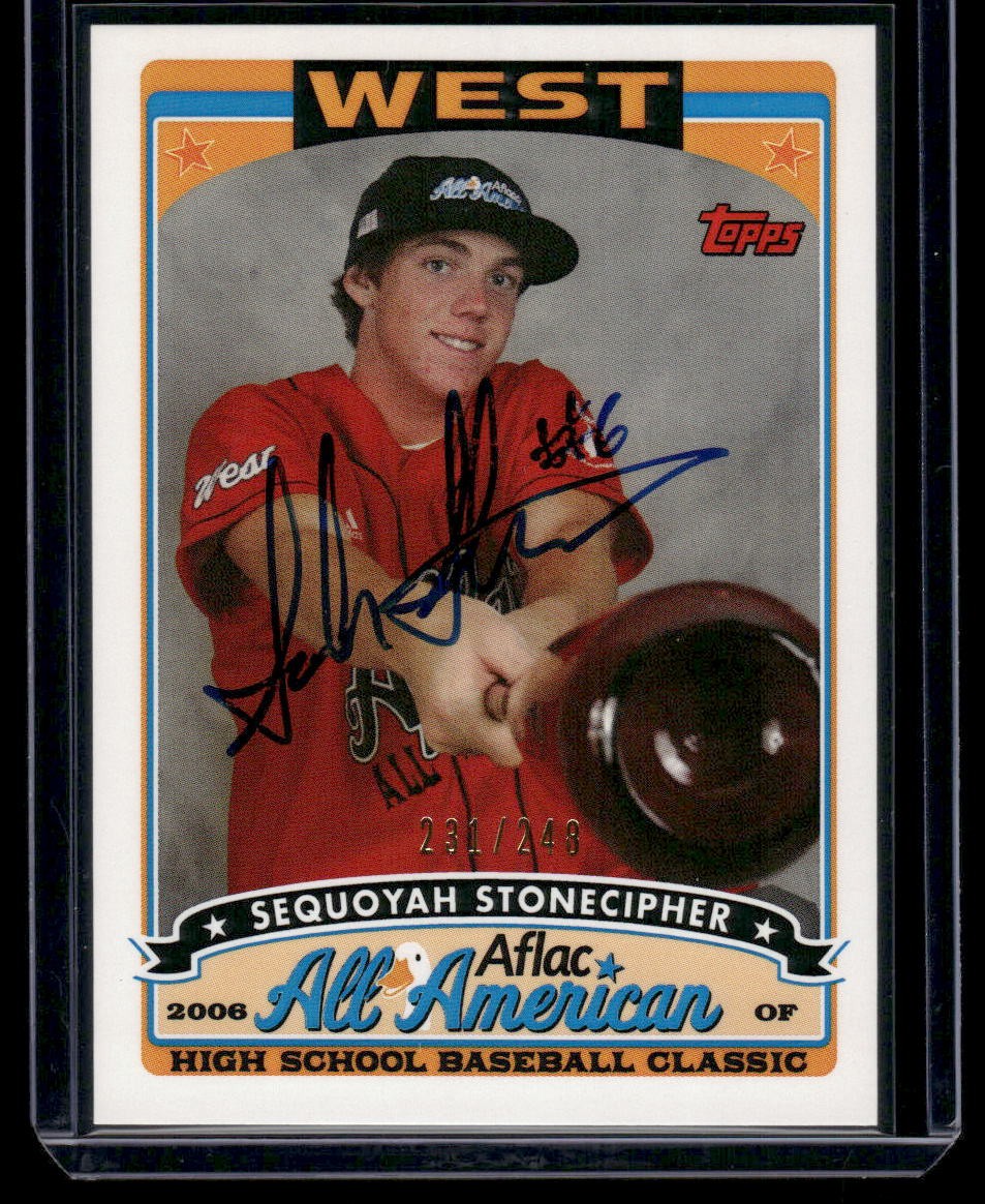 231/248 2006 Topps AFLAC All American Sequoyah Stonecipher Auto