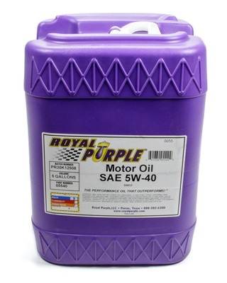 Royal Purple Premium Synthetic High Performance Euro Formula 5W-40 Motor Oil - 5