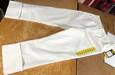 NWT new FRYE White Ivory Stretch High-RiseJeans Womens 6/28 x 29" Cuffed Crop