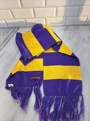 Vintage Chaps Ralph Lauren Winter Scarf Purple And Gold Minnesota Vikings Colors