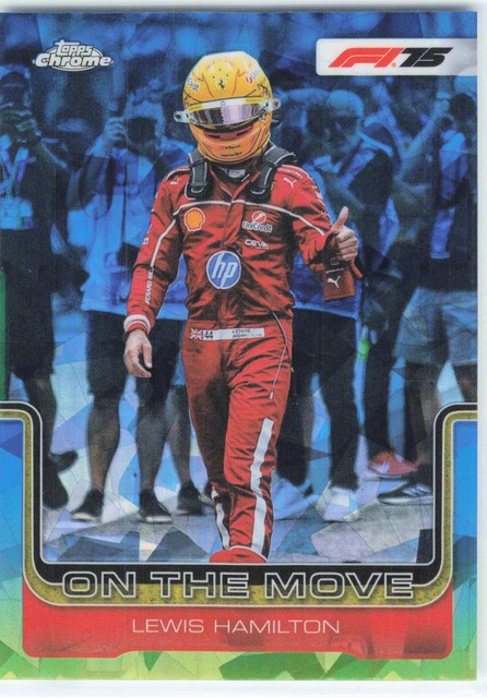 2025 Topps Chrome Sapphire Edition Formula 1 #191 Lewis Hamilton