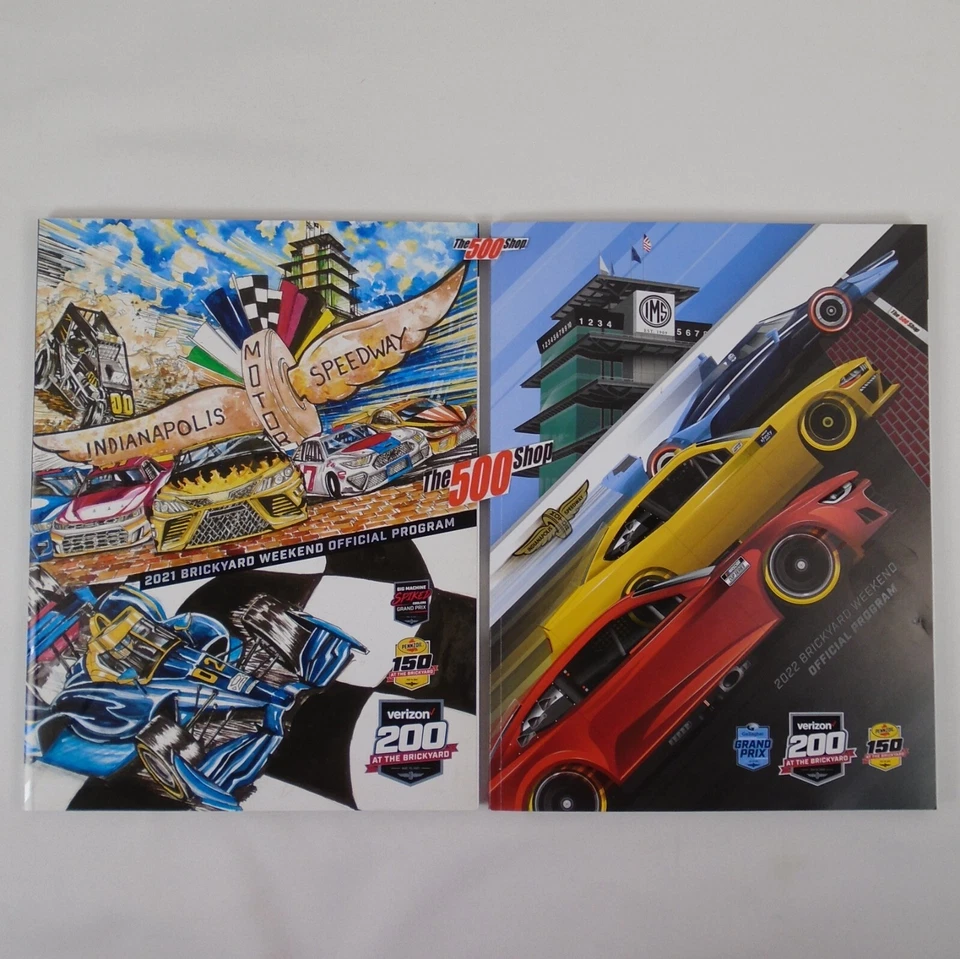 2021 & 2022 Brickyard Weekend Program Verizon 200 IndyCar GP Pennzoil 150 BC39 - Image 2 of 4