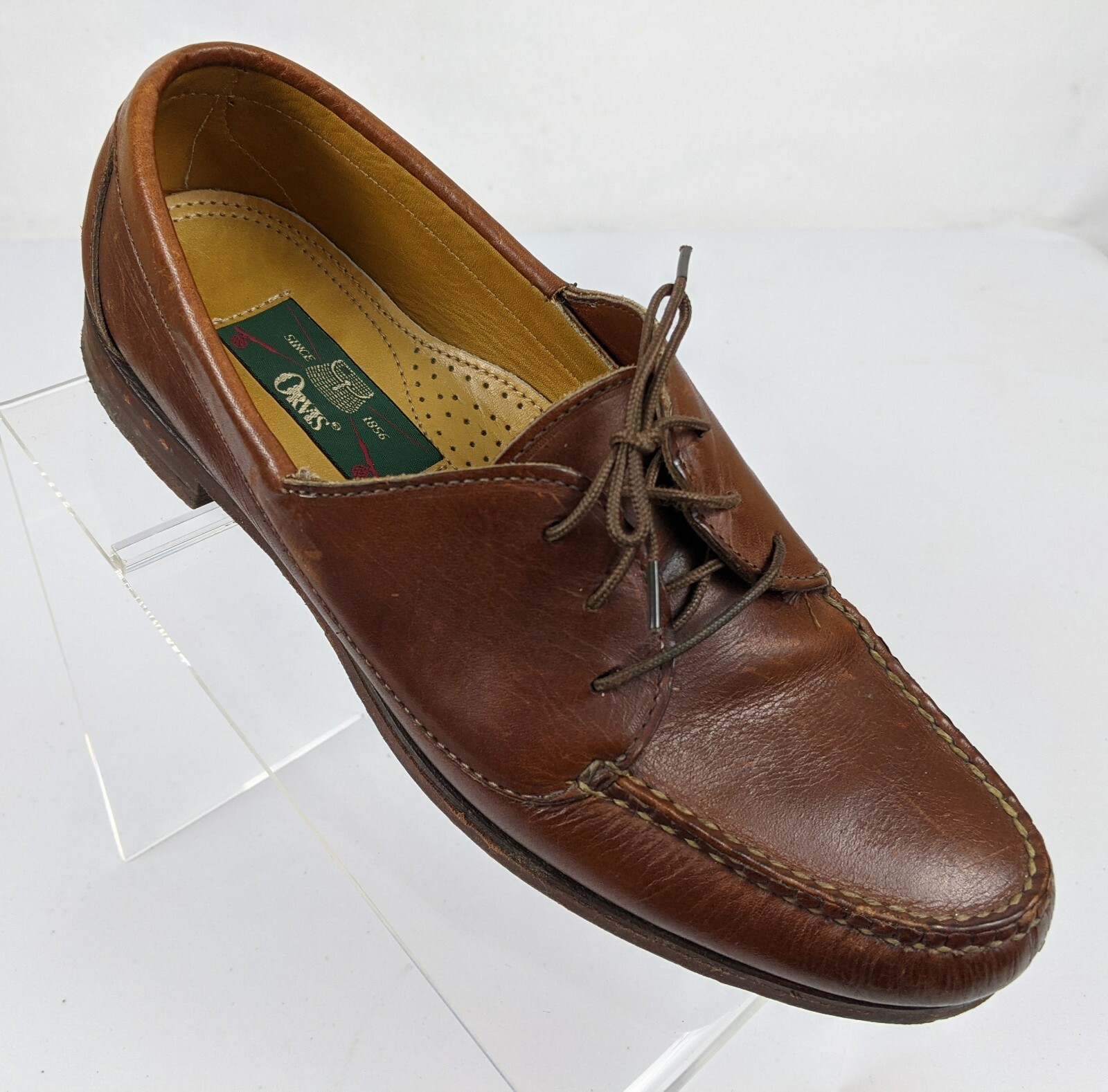 Orvis Moc Toe Boat Shoes Formal Lace Up 