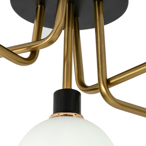 40W 5-Light Globe Chandelier Ceiling Light Fixture Pendant Light For Bars, cafes - Bild 17 von 17