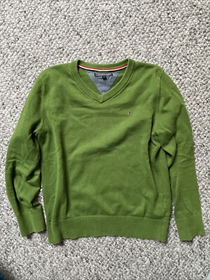 Tommy Hilfiger Pullover Jungen Kinderpullover Strickpullover Gr. 140