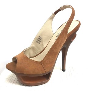 brown suede stilettos