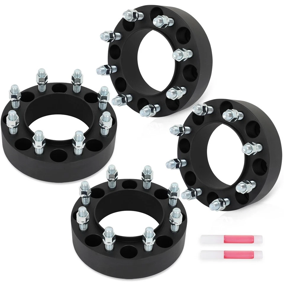 4pcs 2" 8x170 Hub Centric Wheel Spacers 14x1.5 For Ford F-250 F-350 Super Duty Foto 3 de 4