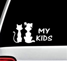 DOG CAT DECAL STICKER for Car Window A1006