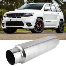 3" ID/OD 16" Exhaust Resonator Muffler Silencer For Jeep Grand Cherokee SRT HEMI