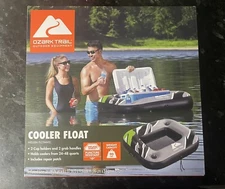Ozark Trail Inflatable Cooler Float With 2 Cup Holders For Tubing Pool Lounging