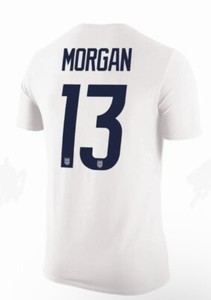 Maillot USA Soccer Alex Morgan #13 - Rouge - Voir Tailles (Occasion)