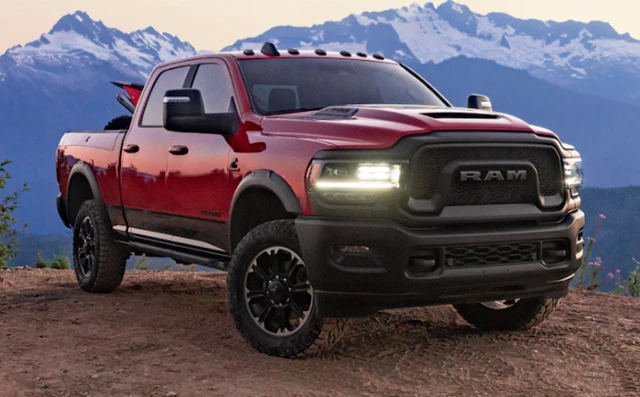 Ram 2500 19-26 PowerWagon Power Wagon Sport Performance capó y biseles Mopar OEM Foto 4 de 4