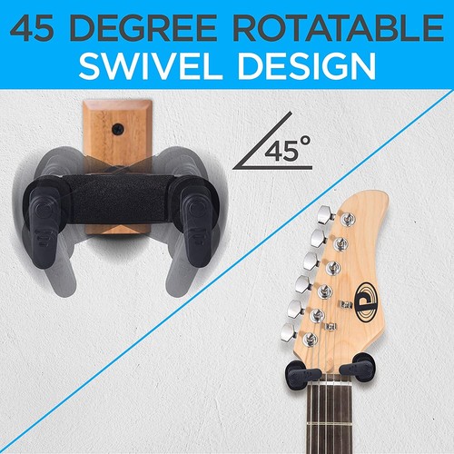 PylePro ACCPGAHNG10 Guitar Wall Mount Hanger Instrument Holder - Picture 5 of 6