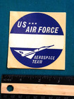 LOT OF 2 VINTAGE US AIR FORCE AEROSPACE TEAM VINYL STICKERS 