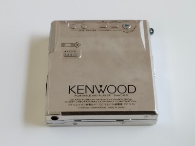 KENWOOD MDプレーヤー DMC-K5 KENWOOD DMC-K5 Portable MiniDisc Player Silver MD Walkman