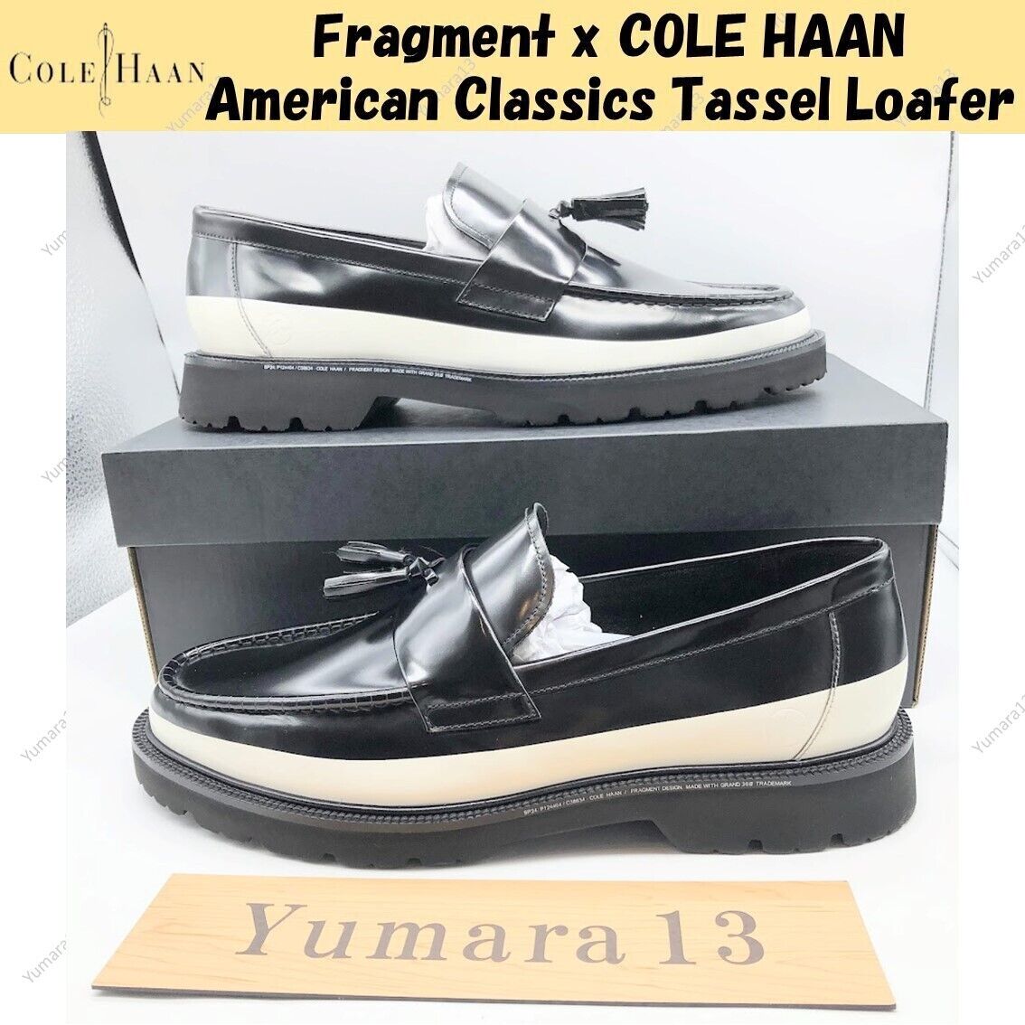 Fragment x COLE HAAN American Classics Tassel Loafer Black Fragment x COLE HAAN American Classics Tassel Loafer Black