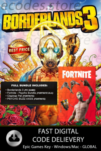 Fortnite Psycho Bundle BORDERLANDS (Epic Games Store)