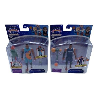 Space Jam 5  Figure Lebron James - 2 Variants Included - Acme rocket & blocker!