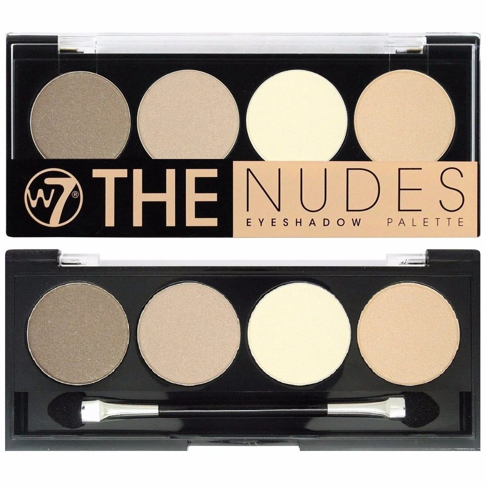 EYESHADOW W7 Naked Nude Lidschatten Palette Set Nudes Braun Creme Beige Natur Highlight
