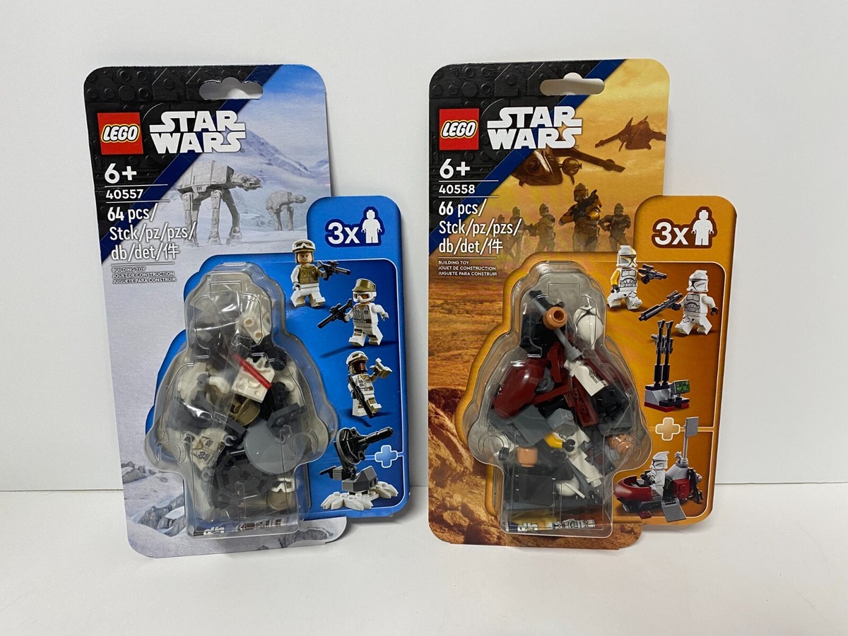 エルナト New LEGO Lego 40557 Star Wars Hoth & 40558 Clone Trooper Lot 2 Set